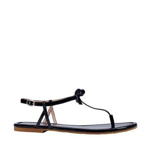 Kate Spade Piazza Patent Leather Thong Sandals - Black - 8.5 - NIB